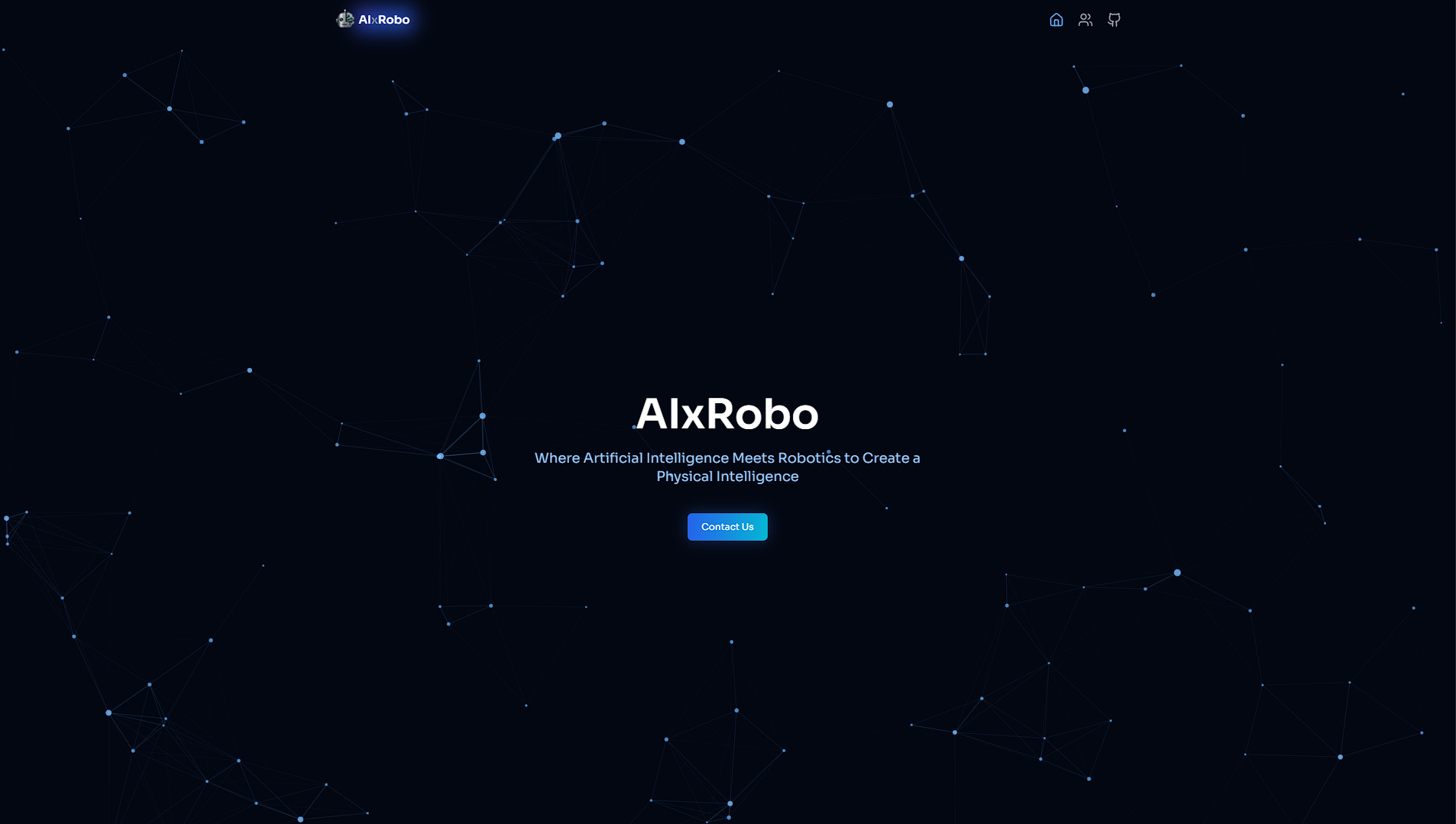 AIxRobo company website - AI and Robotics company founded by A H Khan