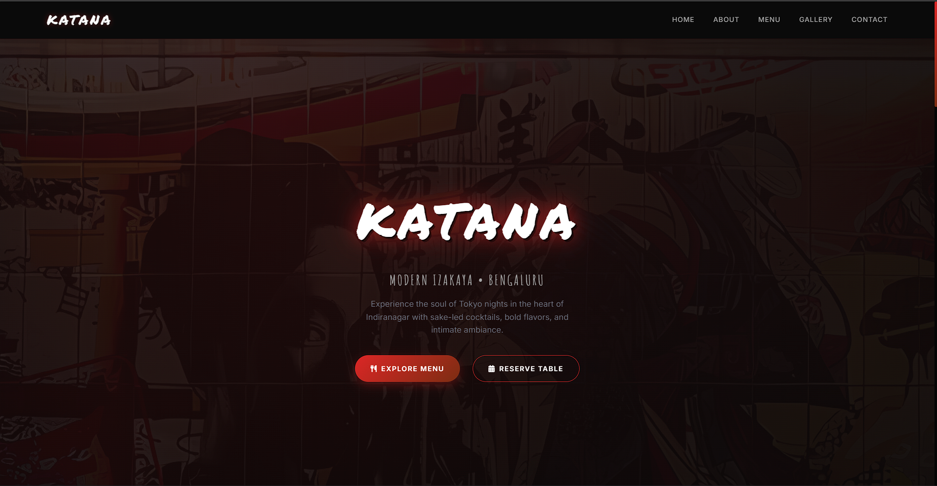 Kale Salads restaurant website - Modern restaurant web design by A H Khan